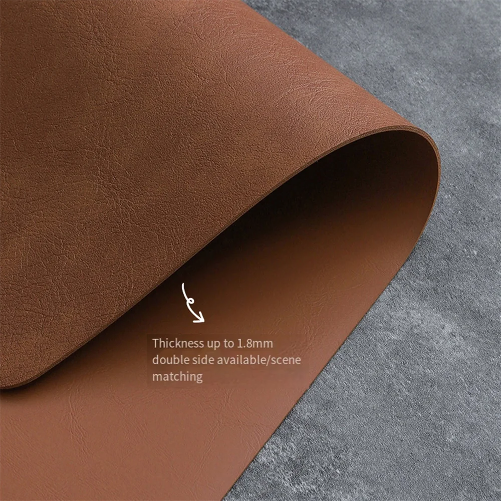 Faux Leather Heat Resistant Waterproof Double Sided Dining Placemats