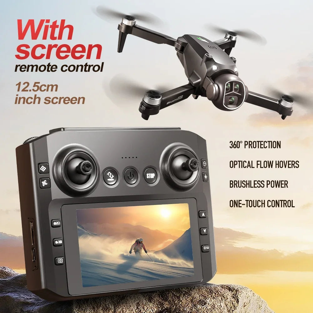 Xiaomi M7 GPS Drone 8K  Aerial HD Dual Camera Intelligent Opstacle Avoidance Brushless Power Screen Remote Control GPS Drone