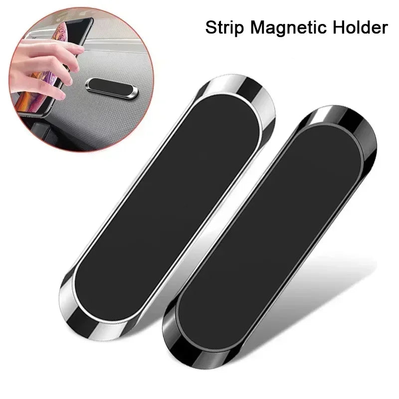Mini Car Magnetic Phone Holder Stand Portable Universal Bracket Navigation Air Vent Mount for iPhone 16 -12 Samsung S25 Xiaomi