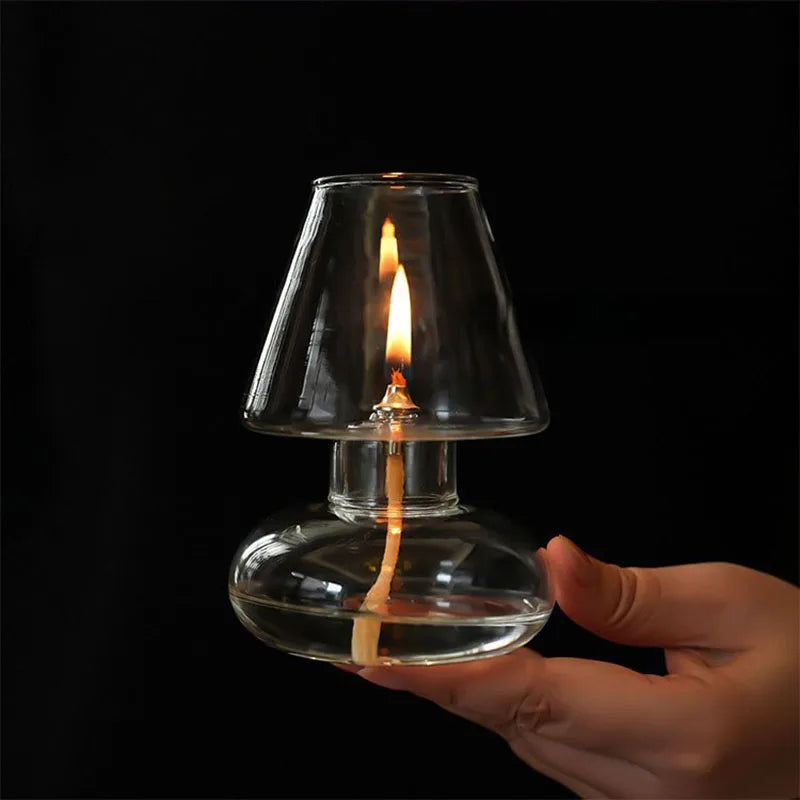 Modern Glass Oil Lamp Wedding Reception Centerpiece Table Decor