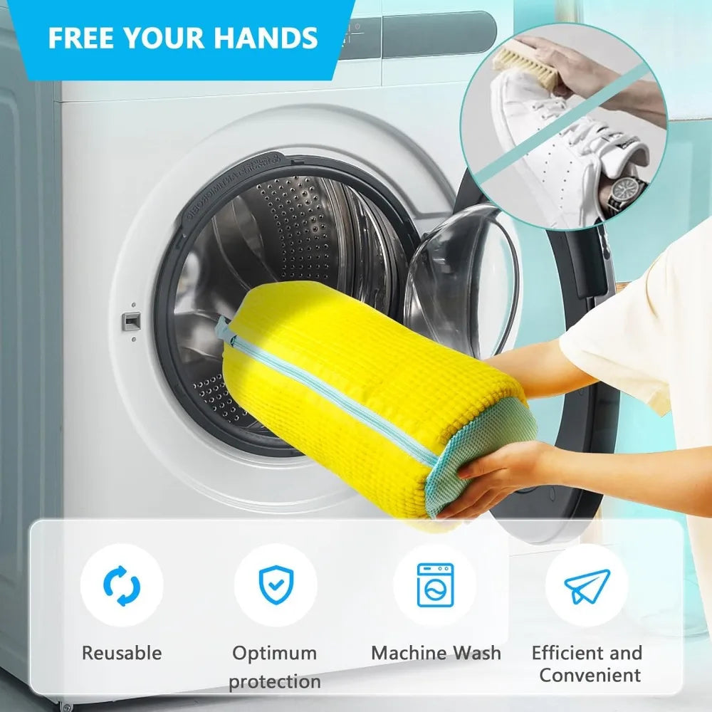 Shoe Washing Machine Bag,Laundry Shoe Bag For Washer And Dryer,Shoe Washing Bag for Washing Machine Shoe Cleaning Bag