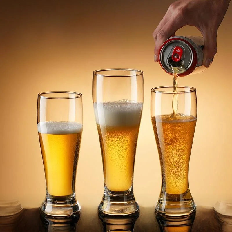 Thickened Beer Glass Shatterproof Large Size Brew Pub Beer Mug Home Use Popular 500ml Commercial Grade Beer Cup for Business