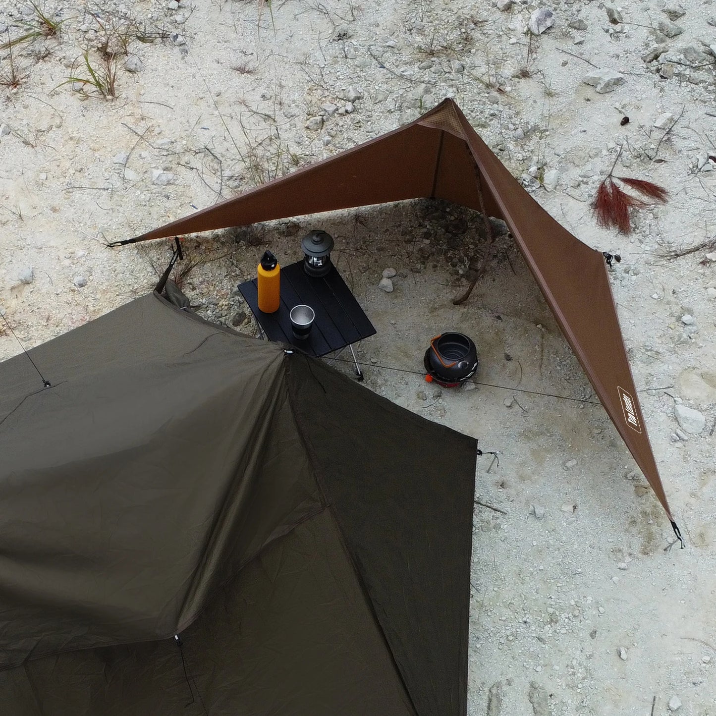210g 20D Nylon Ultralight Camping Stove Windbreak Wind Screen Shield Fire Retardant No Poles Ropes Windproof Privacy Windscreen