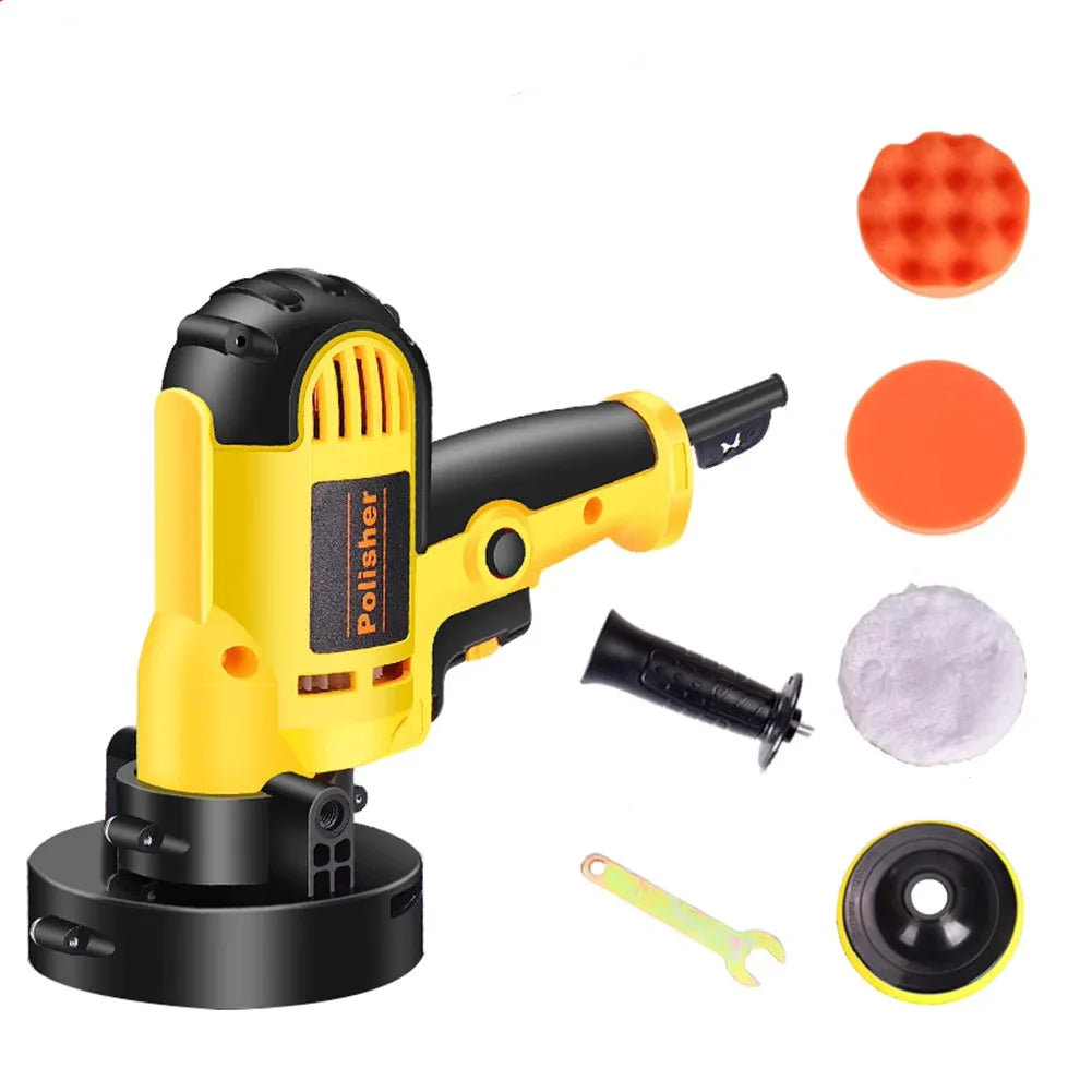 700W Electric Car Polisher Waxing Glazing Machine Adjustable Speed Auto Sanding Marble Tile Floor Polishing Scratch Repair Tool