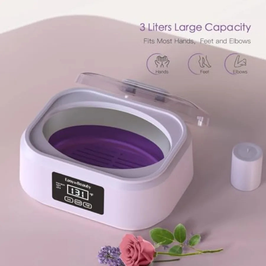 Paraffin Wax Machine for Hand and Feet - 3000ml Hand Wax Paraffin Machine for ArthritisTouchscreen Paraffin Wax Warmer with 6 P