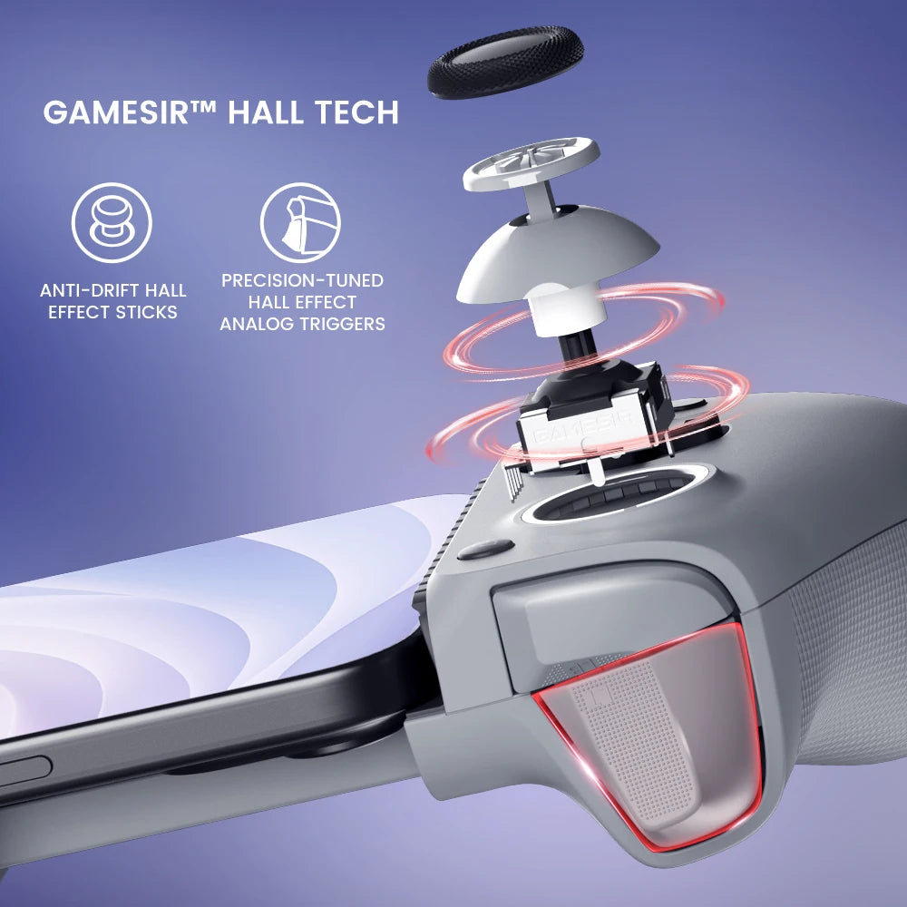 GameSir G8 Galileo Mobile Game Controller Hall Effect Joystick