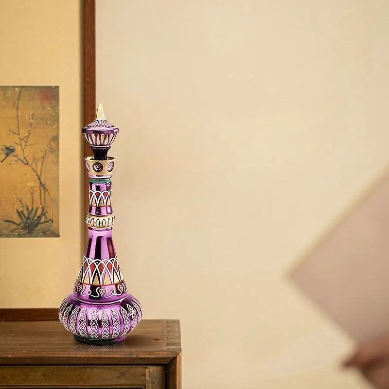 Jeannie Vase - I Dream of Jeannie Decorative Resin Bottle - Round, Artistic, Home Decor Vase - for Jeannie Fans, Home Decor