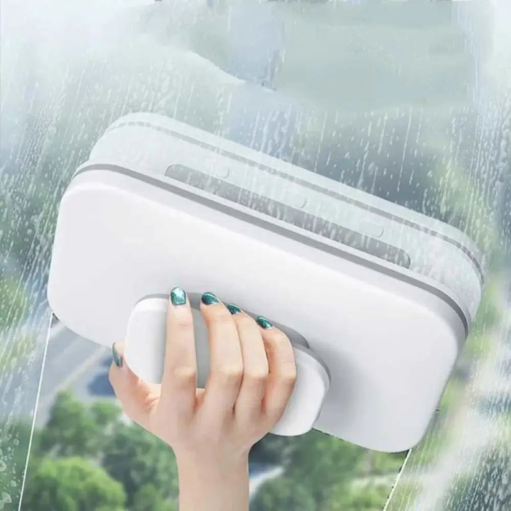 Magnetic Window Cleaner Double-Sided Glass Wiper for High-Rise Home Use Strong Magnet Double Layer Glass Cleaning Brush Tool Kit