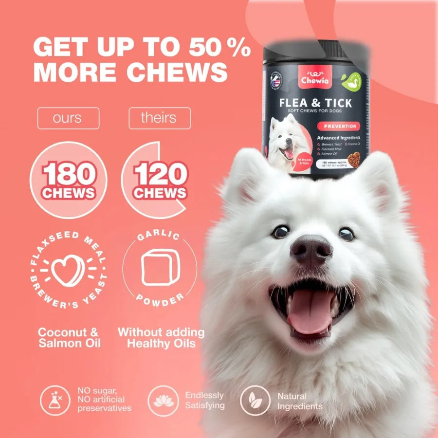 Flea And Tick Treatment Chews For Dogs Natural Preventive