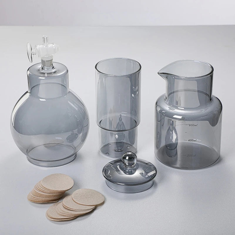 Cold Brew Coffee Pot Set With Filter Glass Dripper
