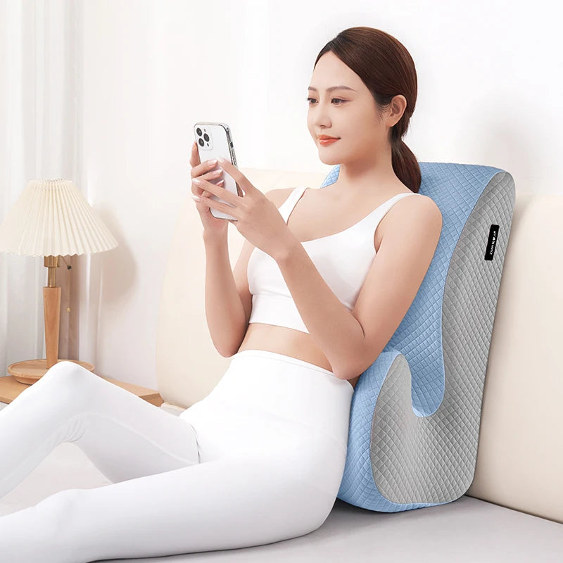 Ergonomic Cervical Traction Pillow For Posture Support And Relaxation