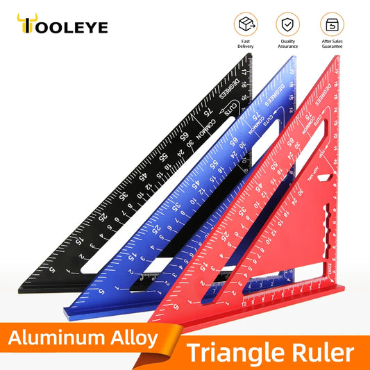 Aluminium Triangle Ruler Set Square For Woodworking Projects
