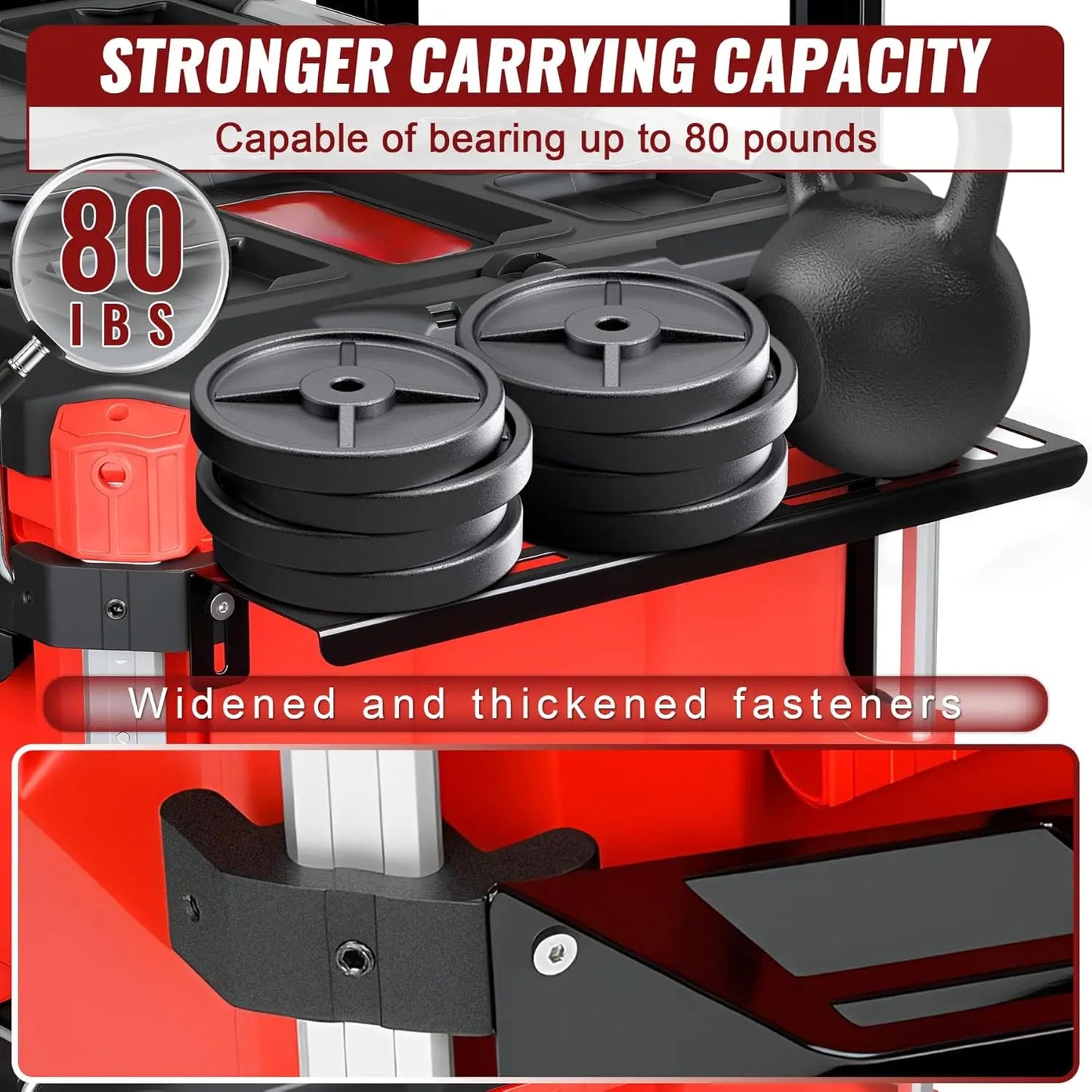 Horizontal Tool Organizer Mount Holder Compatible With Milwaukee Packout Tool Boxes Accessories