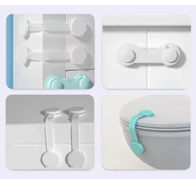 2/5PCS Home Baby Safety Multifunctional Drawer Lock Baby Proof Cabinet Locks Child Safety Door Locks  Baby Protection