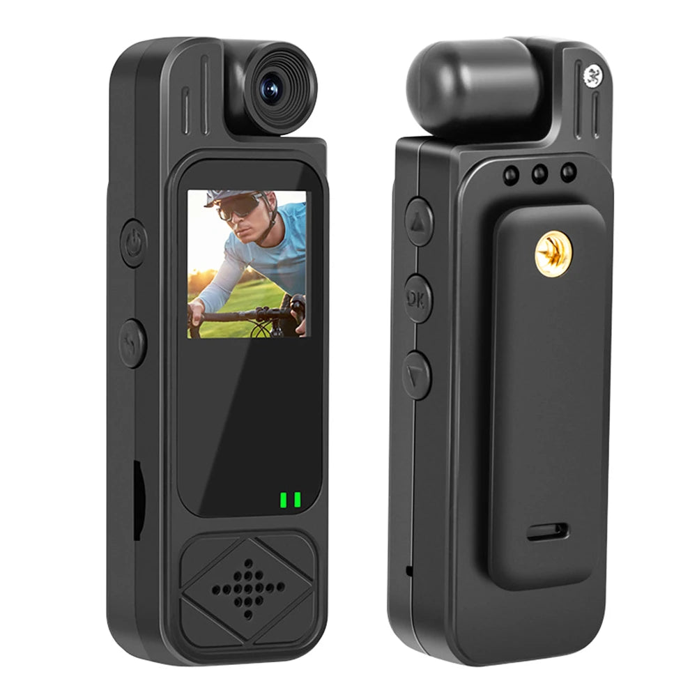 2026 Portable HD 1080P Mini Camera Digital Video Recorder Worn Police Small Body Cam Infrared Night Vision Sports DV Camcorders