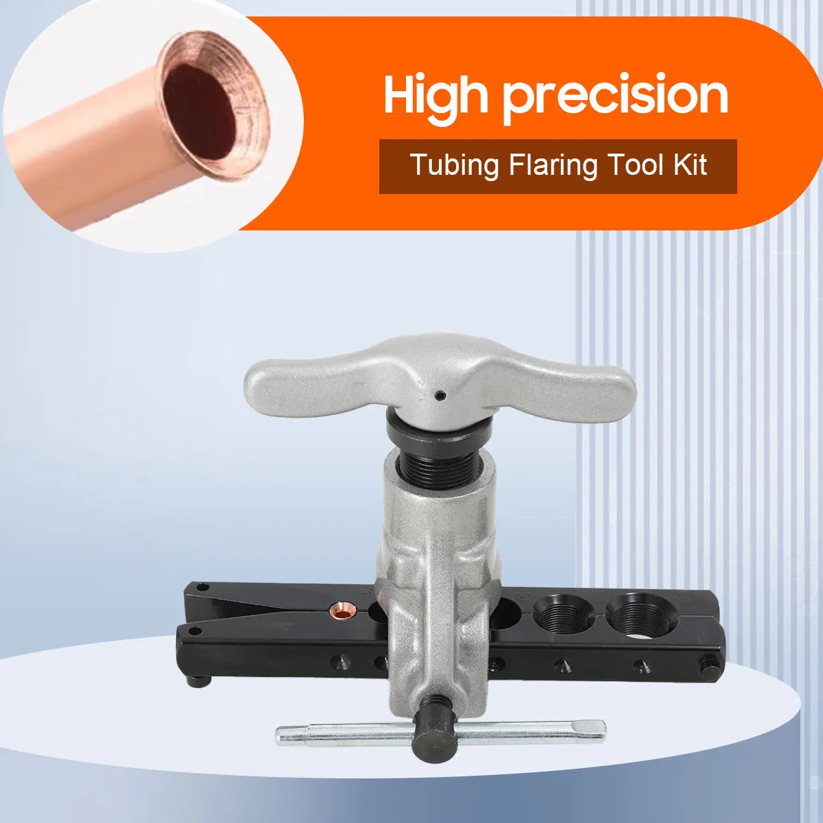 Reamer Flaring Tool Copper Pipe Flaring Tool Copper Eccentric Tube Expander Tool Tubing Flaring Tool Kit CT-806M