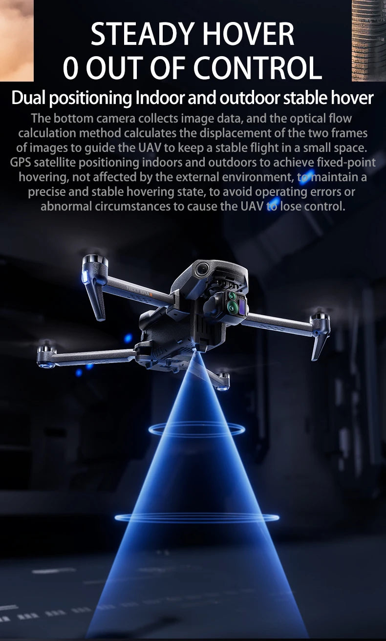 2026 P7 MAX RC GPS Mini Drone 4K 3-Axis Professional Brushless Drone 3-axis Gimbal Digital Transmission Drone With Obstacle Avoidance RC Toy Gifts