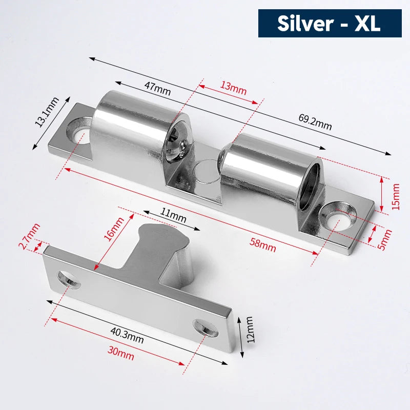 Stainless Steel Magnetic Door Latch For Furniture Cabinets