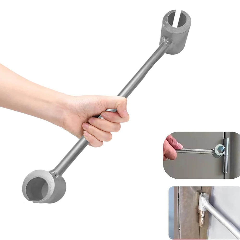 Double Head Hinge Gap Adjusting Wrench for Home Hinge Gaps Repair Hand Tools Steel Door Hinge Repair Spanner Labor-Saving Wrench