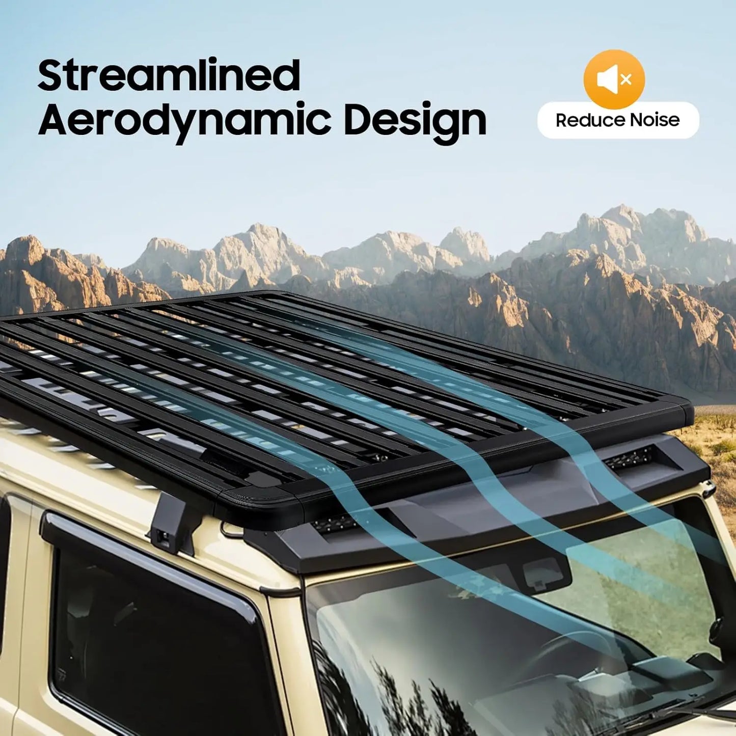 63*47.24In Platform Flat Roof Rack,330.69-440.92lbs Capacity Car Top Flat Roof Luggage Rack Universal Roof Flat Rack
