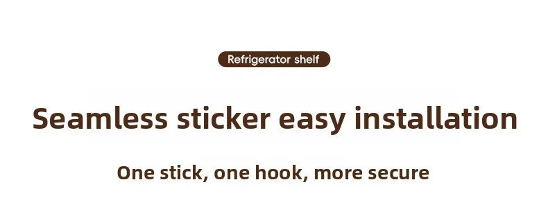 Refrigerator Side Storage Rack Kitchen Multi-function Storage Artifact Wall-mounted Multi-layer Seasoning Film Storage Rack