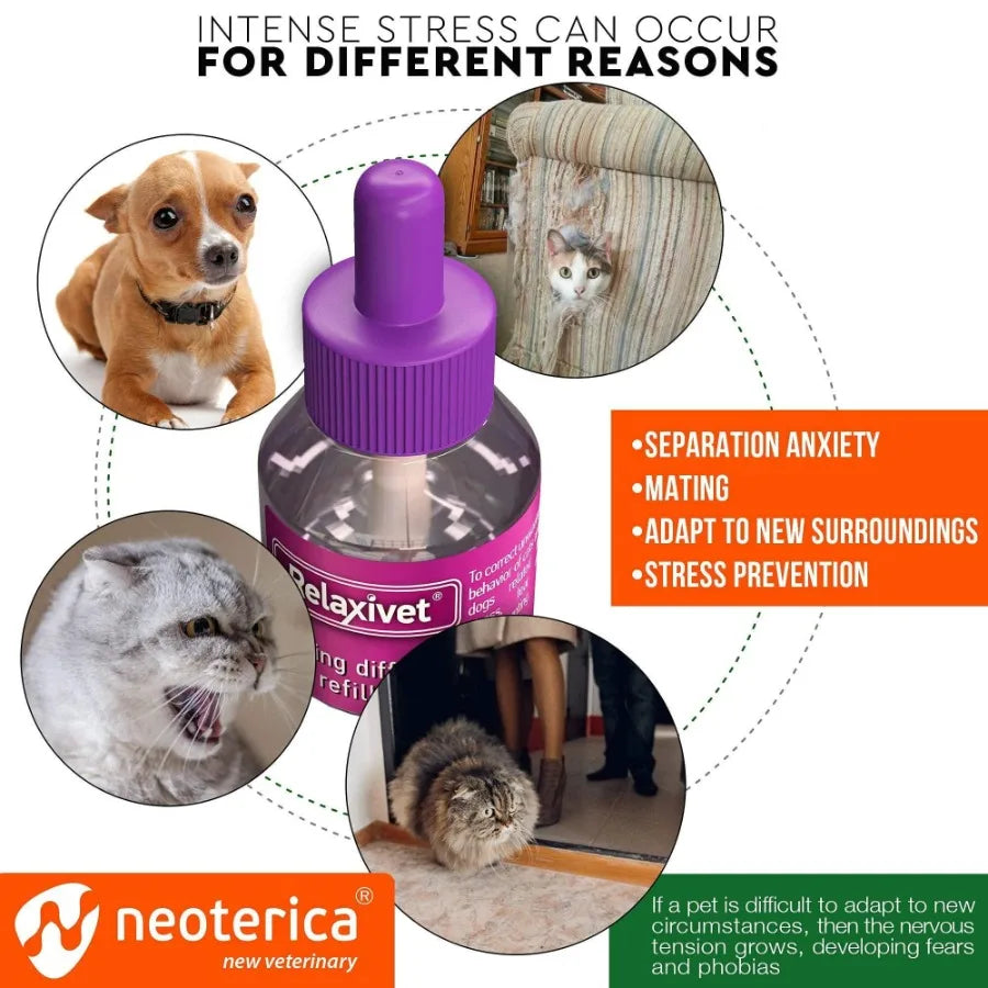 Calming Cat Diffuser Refill for Anxiety and Stress Relief