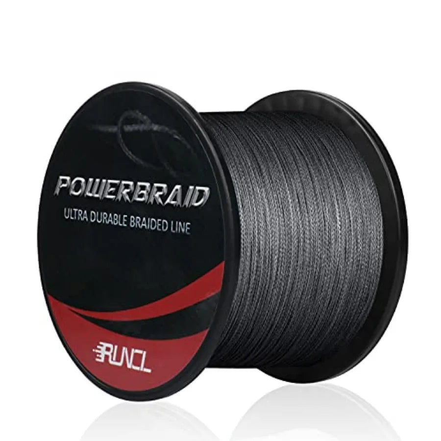 PowerBraid Fishing Line 4/8/9 Strands, Braided Fishing Line 300/500/1000Yds - Seamless Weaving Tech, Enhanced Coating Tech, Zer