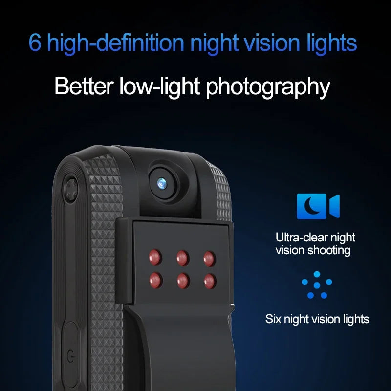 1080P HD DV Professional Bodycam  Mini Body Camera Digital Voice Video Recorder Small Micro Sound Recording Device STTWUNAKE