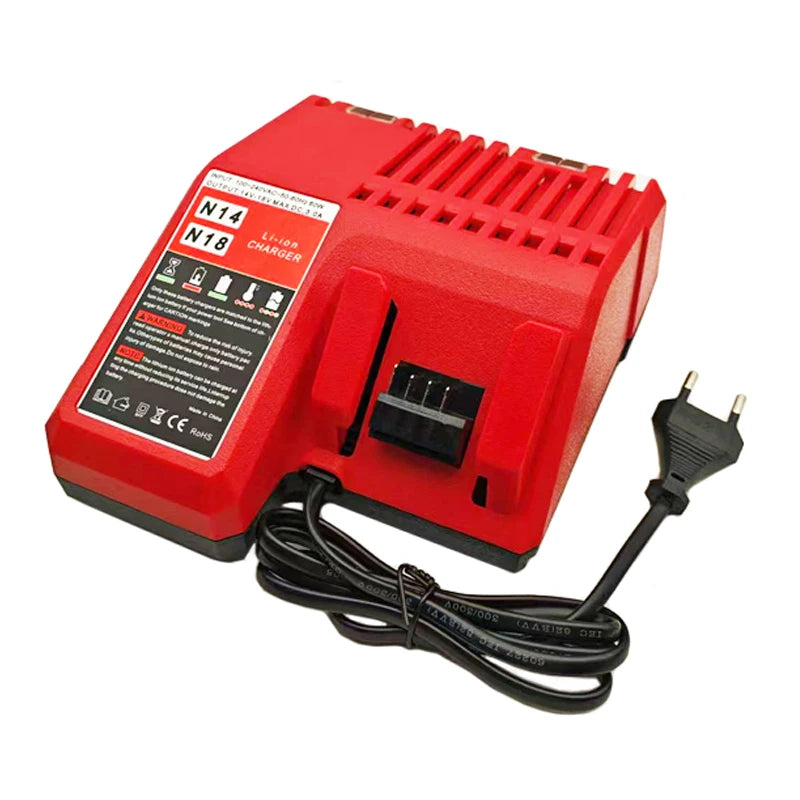 Power Tool Accessories Parts For Milwaukee 14.4V 18V Li-ion Battery Charger For M18 Lithiumy Ion Battery 48-11-1852 48-11-1811