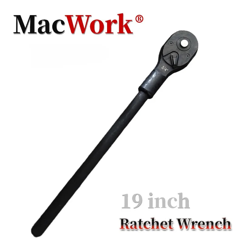 3/4 inch Drive Adjustable Ratchet Wrench 24 Teeth Metal Toughbuilt Ratchet Handle Multitool l Socket Wrench Spanner Hand Tools