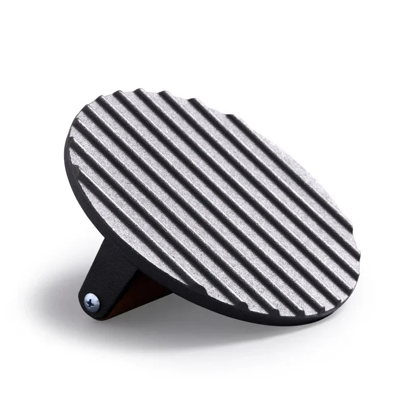 1pc Cast iron Rectangular Meat Press Round Heavy-Duty Steak Burger Press Barbecue Press For Flat Top Grill Hamburger Grinder