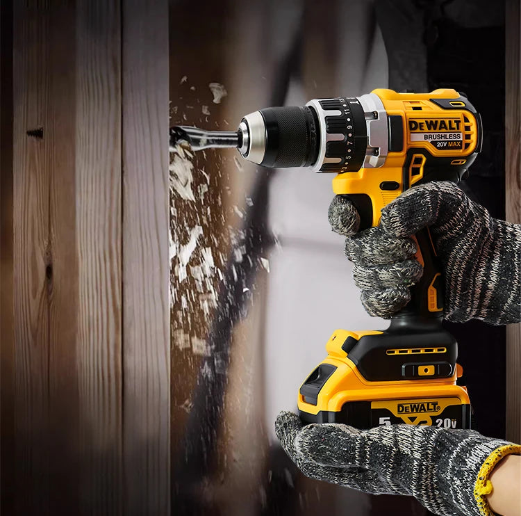 Dewalt DCD796 Compact Cordless Brushless Impact Drill LED Light Powerful Multi-functional Electric Power Tool 20V Battery