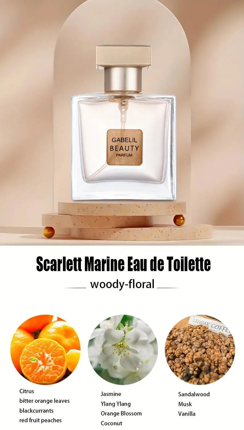 Flower Story Perfume 4-in-1 Gift Box Fresh and Longlasting Light Fragrance Perfume Set