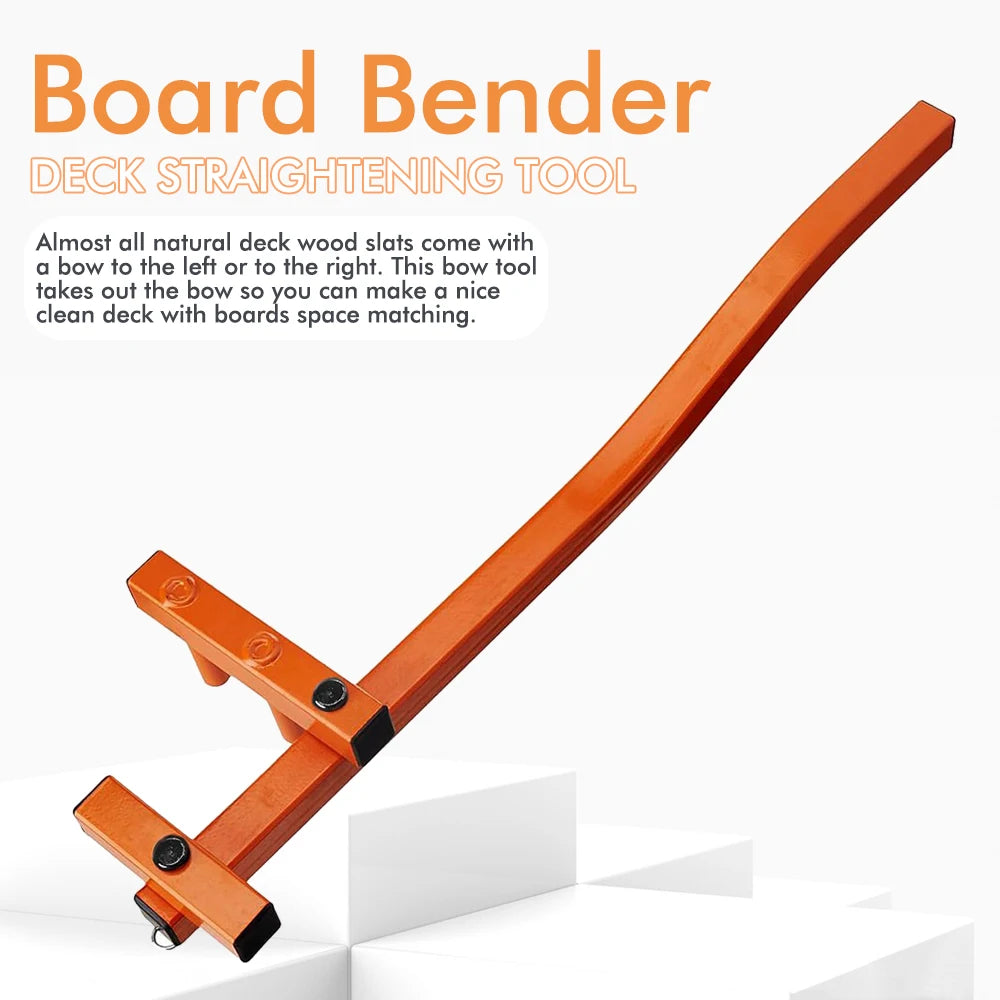 New Bow Wrench Deck Tools Adjustable Steel Deck Bender Deck Board Puller Deck Bending Bow Straightening Tool Bender Installation