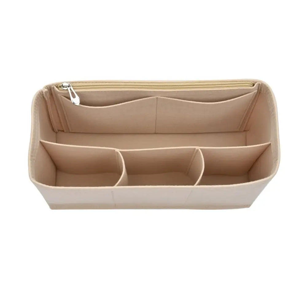 Felt Bag Insert Liner Lightweight Organizer Pouch For Handbags