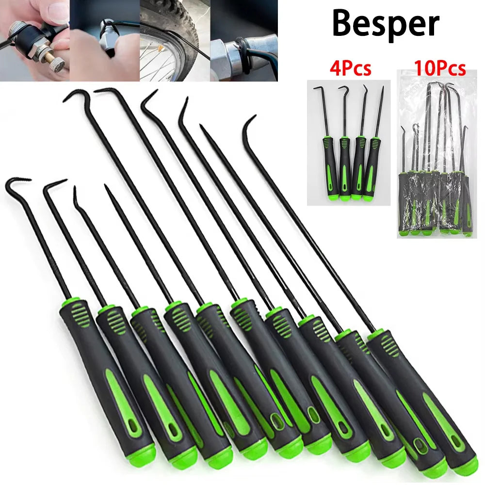 10 12pcs Auto Oil Seal Screwdrivers Set Professional O-Ring Puller Remover Kit Precision Pick and Hook Set for Car Repair
