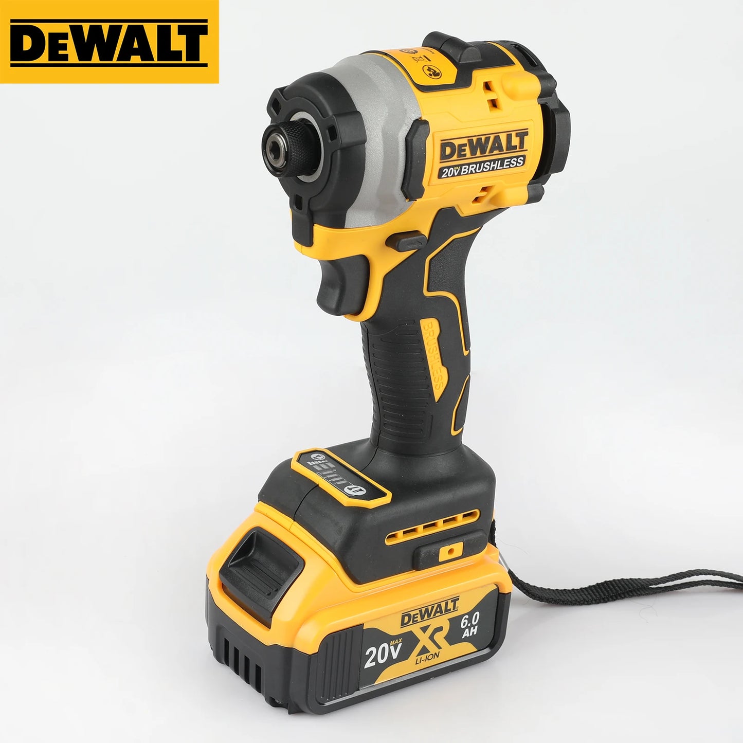 DEWALT DCF850 20V Lithium-Ion Brushless Impact Driver,High Torque Electric Screwdriver, Compact Professional Cordless Power Tool