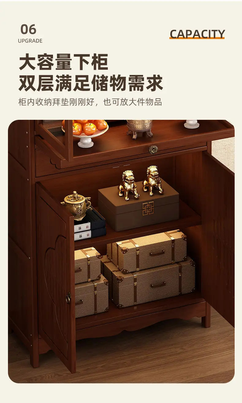 Non-solid Wood Living Room Cabinets Incense Stand Household Buddha Altar Living Room Cabinets Chinese-style Furniture Kast JTC