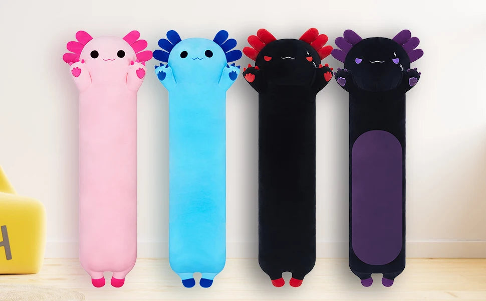 Purple Plush Axolotl Toy Stuffed Animal Axolotl Toy Pillow Body Pillow Gift for Kids and Girls