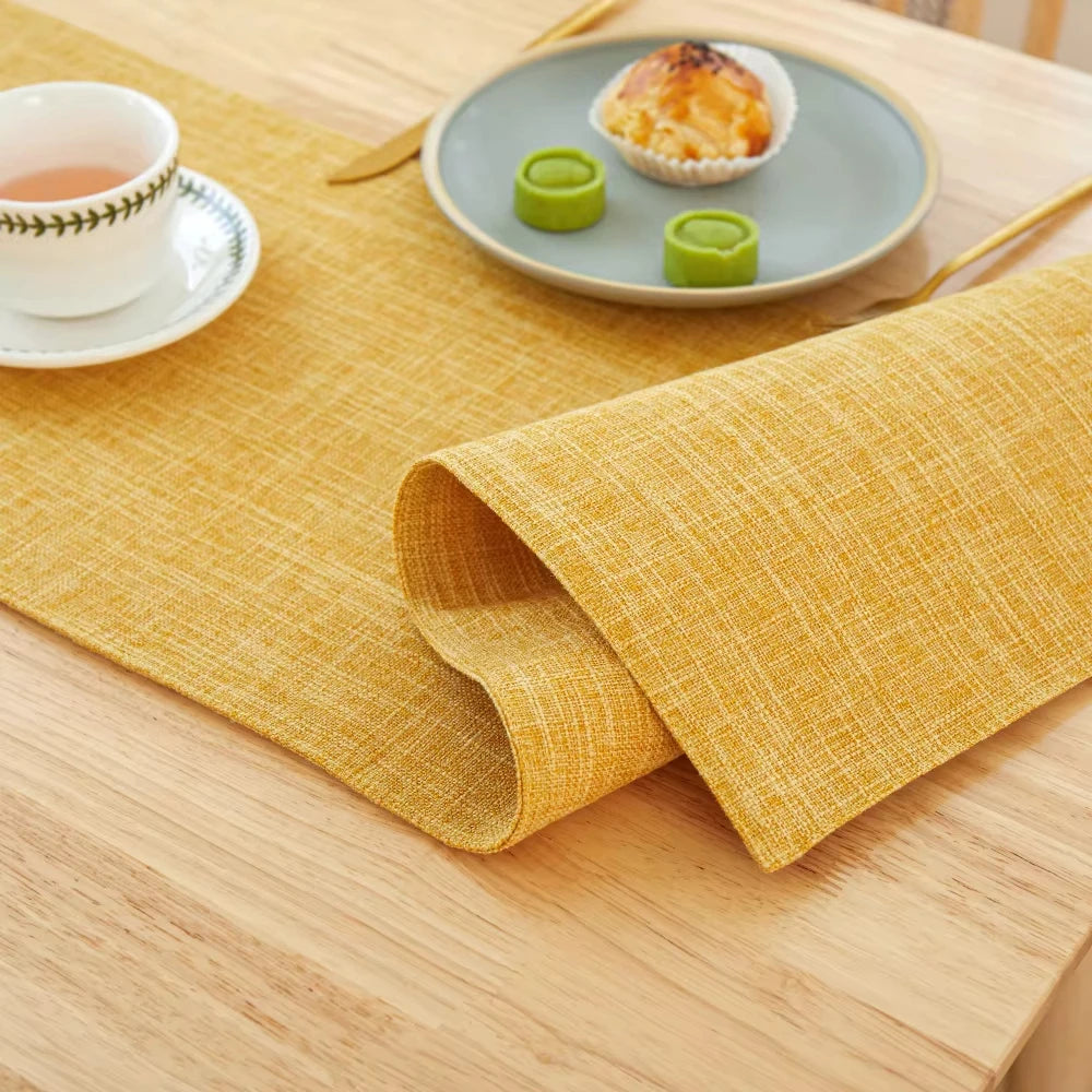 Stylish Printed Linen Table Runner For Wedding Decor