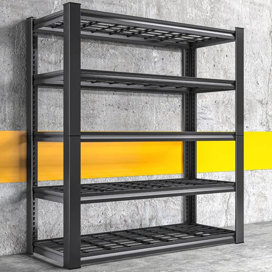 REIBII 3010LBS Storage Shelves 72 H Garage Heavy Duty Shelves