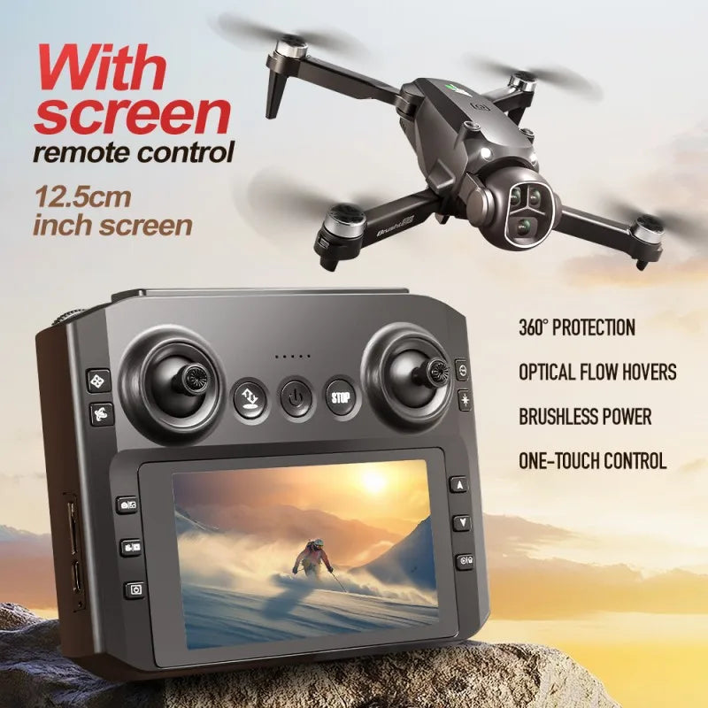 Xiaomi M7 GPS Drone 8K  Aerial HD Dual Camera Intelligent Opstacle Avoidance Brushless Power Screen Remote Control GPS Drone
