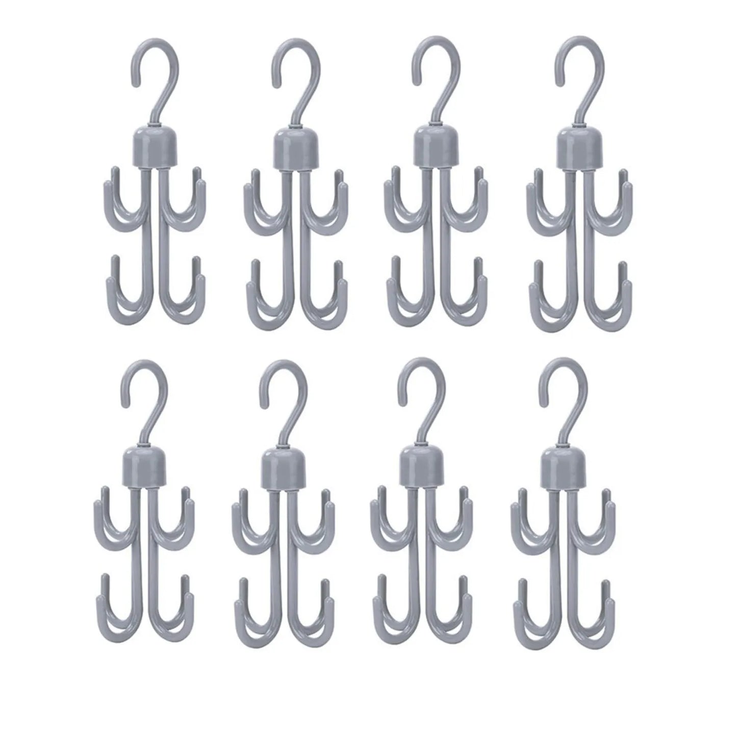 Multifunctional Closet Hook, Rotatable Hanging Organizer Closet Clothes Hangers Handbags Storage Hooks