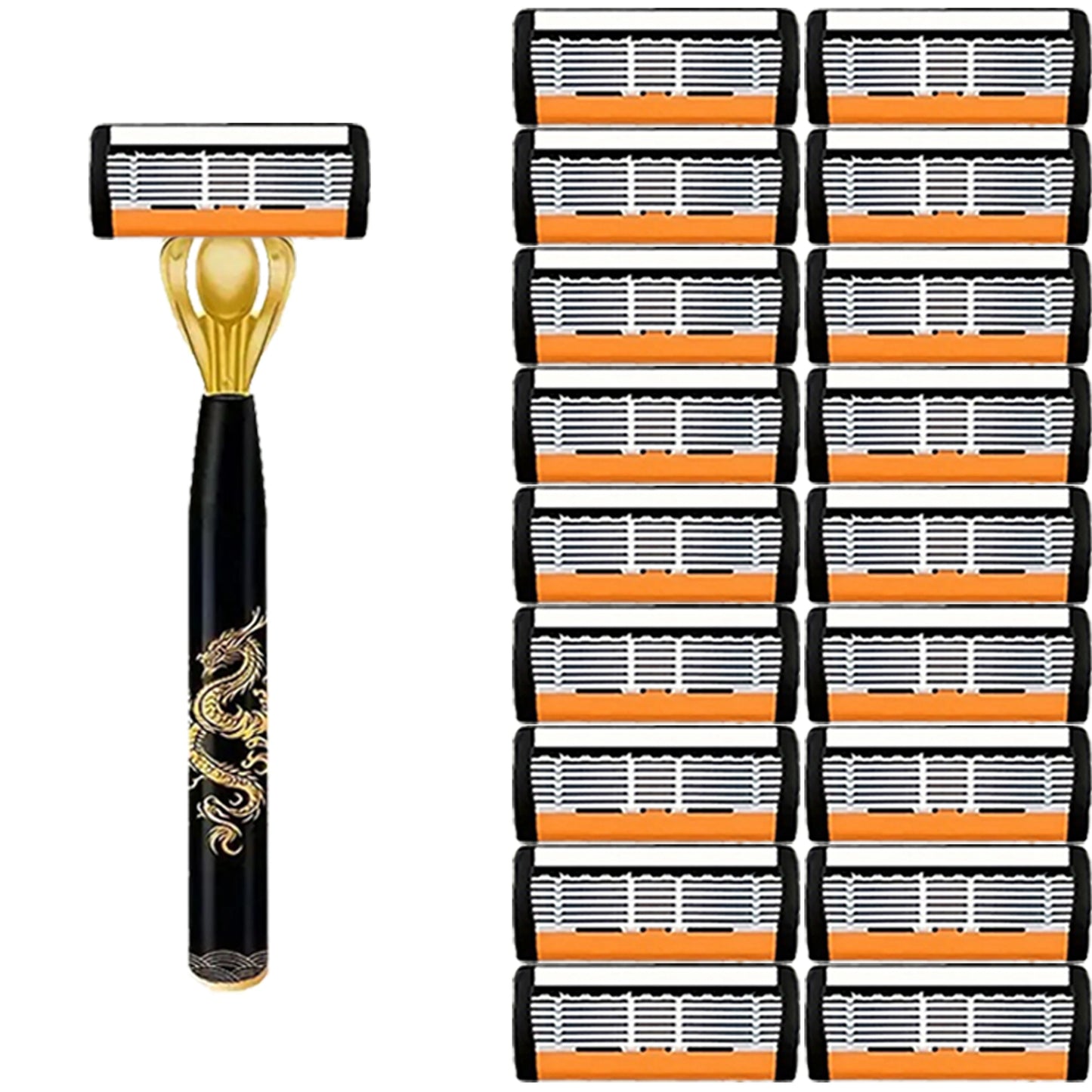 Men's safety razor, anti-slip handle, sharp and smooth blades, a must-have for safe and painless shaving for men