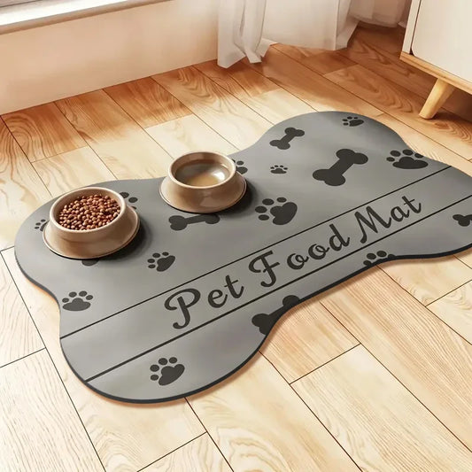 VIKAMA Diatomite Pet Absorbent Placemat,Irregular Cat And Dog Universal Eating Mat Dining Mat Soft Sleeping Mat Floor Mat