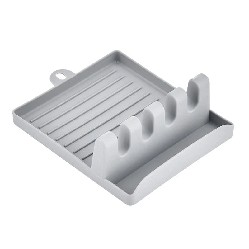 Spoon Rest Organizer For Kitchen Utensil Storage On Counter