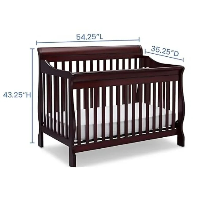 Delta Children 4-in-1 Convertible Crib for Versatile Use
