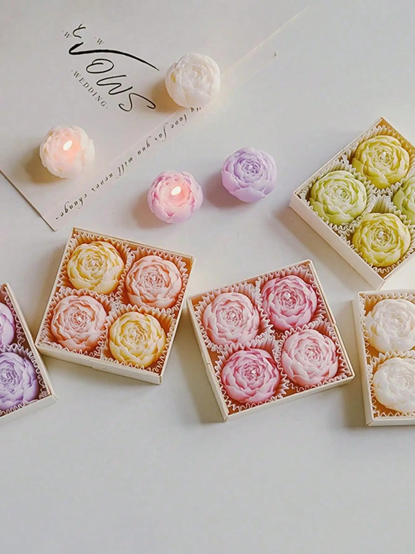 Premium Rose Scented Soy Candles For Elegant Home Decor