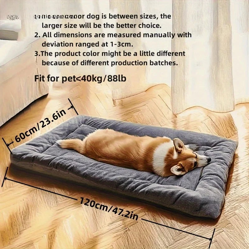Thickened Plush Dog Bed Sofa Breathable Comfortable Pet Mat