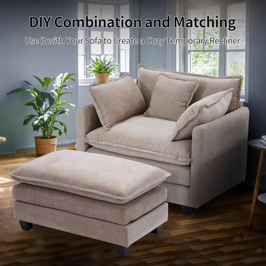 40" Chenille Lounge Chair, Modern Couch Cozy Sofa Bed, Upholstered Living Room Single Sofa Accent Chair, Customized